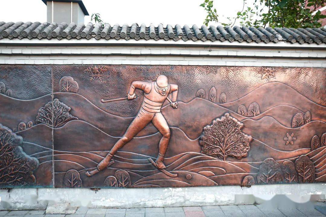 冬奥 石景山各类冬奥文化墙“靓”啦！