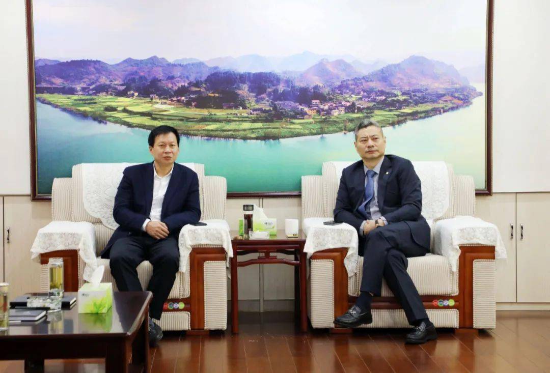 协鑫集团余钢一行到大龙开发区考察