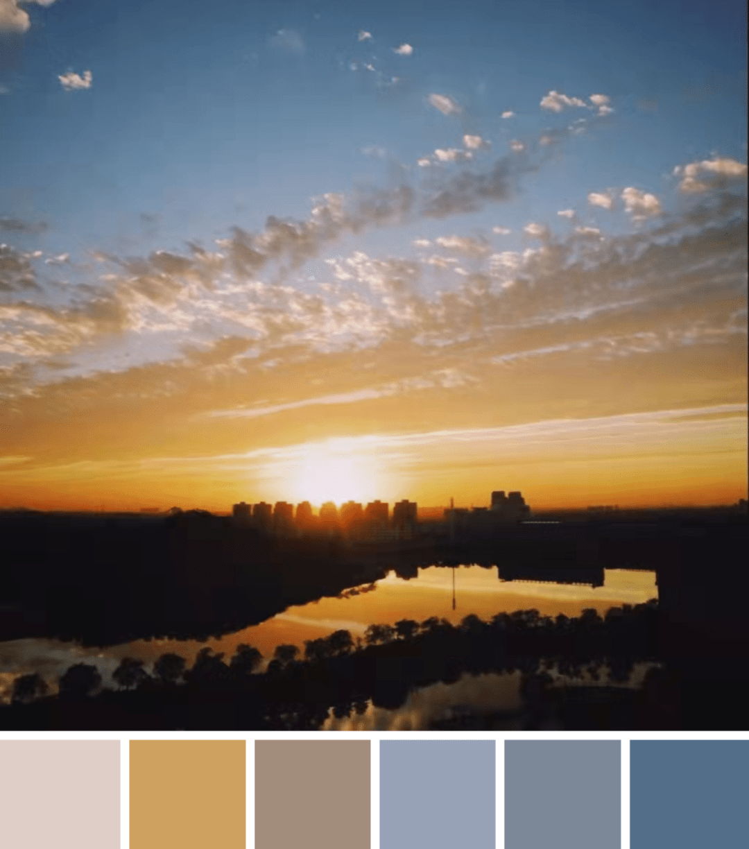 天外晚霞色卡总有一道光照亮你