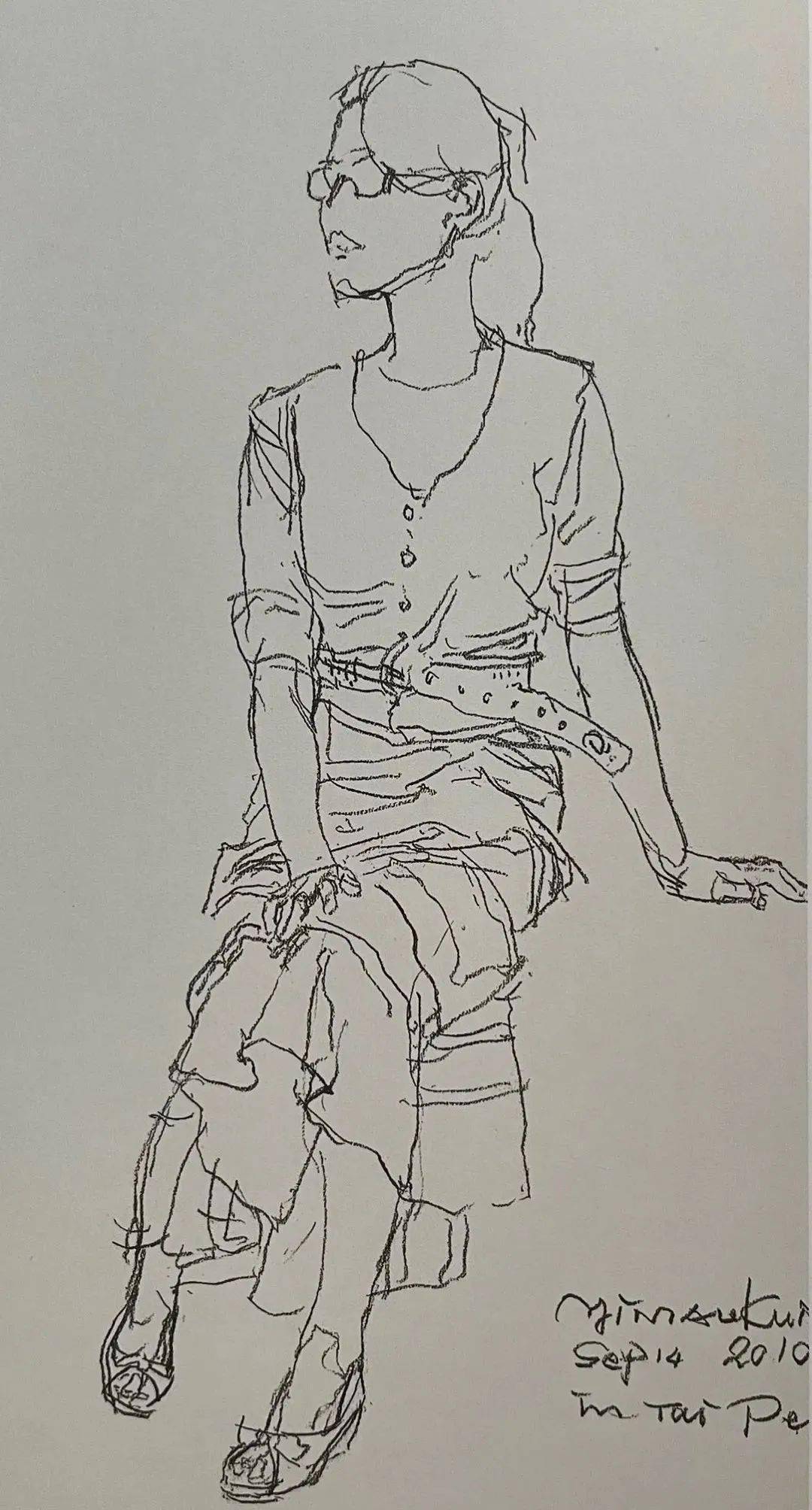 广美毕业的名家冉茂芹速写作品精选