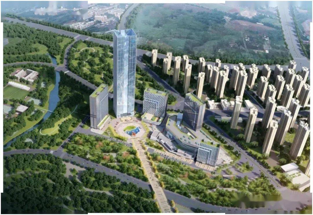 赣州规划980米高楼图片图片