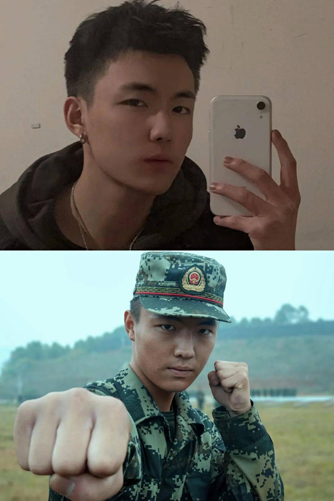 蜕变新兵入伍前后对比照来了