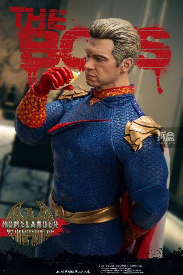 祖国STAR ACE TOYS 黑袍纠察队 祖国人HOMELANDER 1/6可动人偶