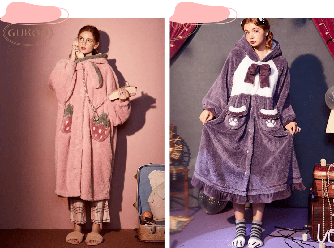 姐妹 毛绒绒家居服来啦！秋冬必备的好看保暖！