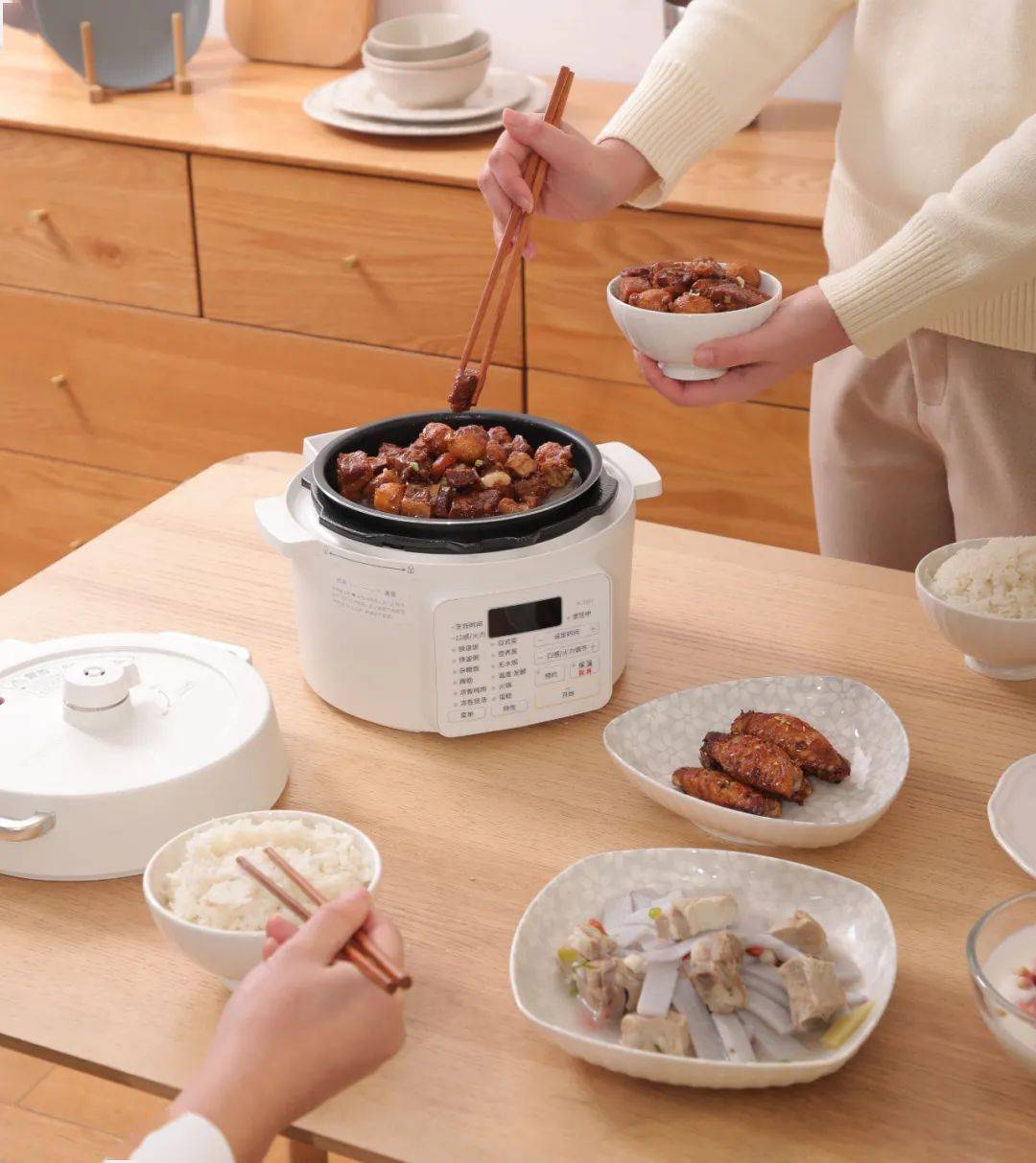 压力锅|日本超人气电压力锅,自带食谱,做菜不好吃就怪了!