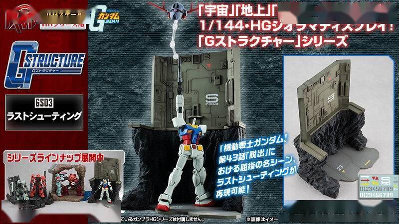 机动战士高达|模玩资讯：MEGAHOUSE RMS 机动战士高达 HG 1/144 情景模型