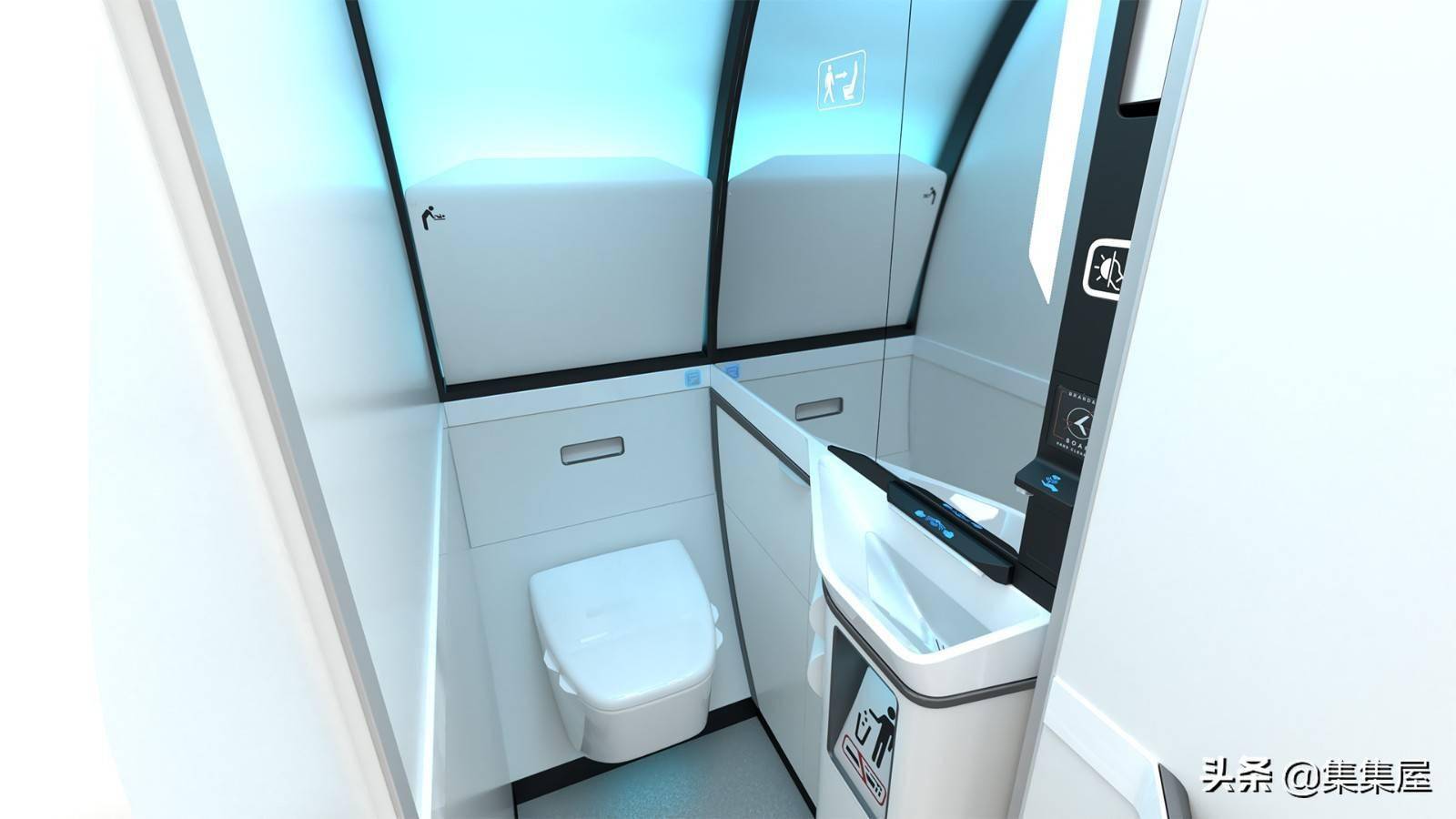 关于飞机厕所的8个有趣冷知识,你知道几个?_马桶
