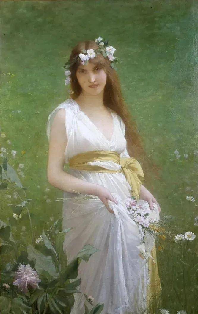 法国著名画家 朱尔斯笔下的绝世佳黛