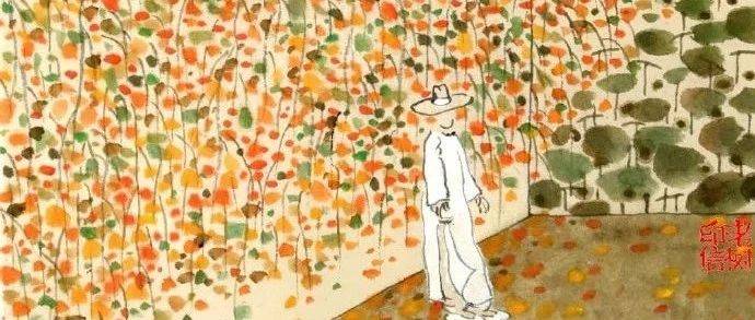 老树画画:今日立冬_落叶