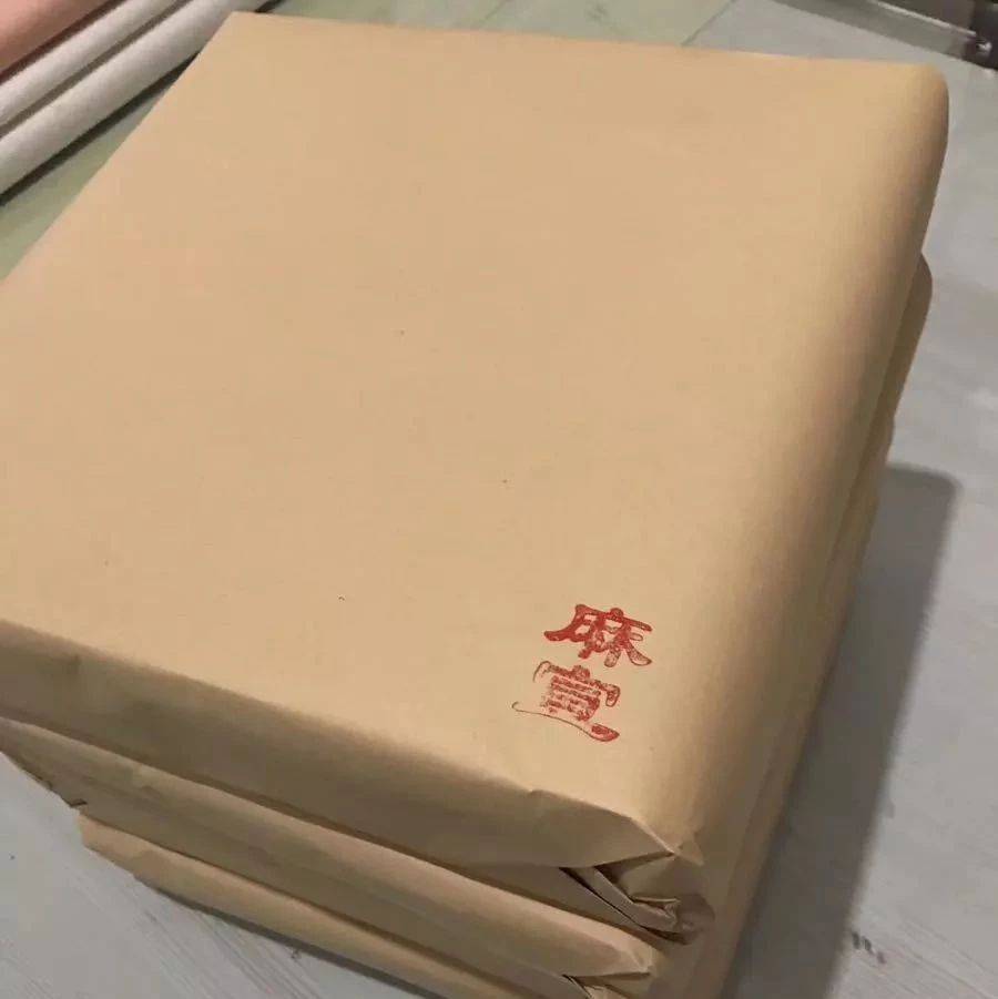 用麻纸写出的作品,如此古色古香、韵味典雅!_书札