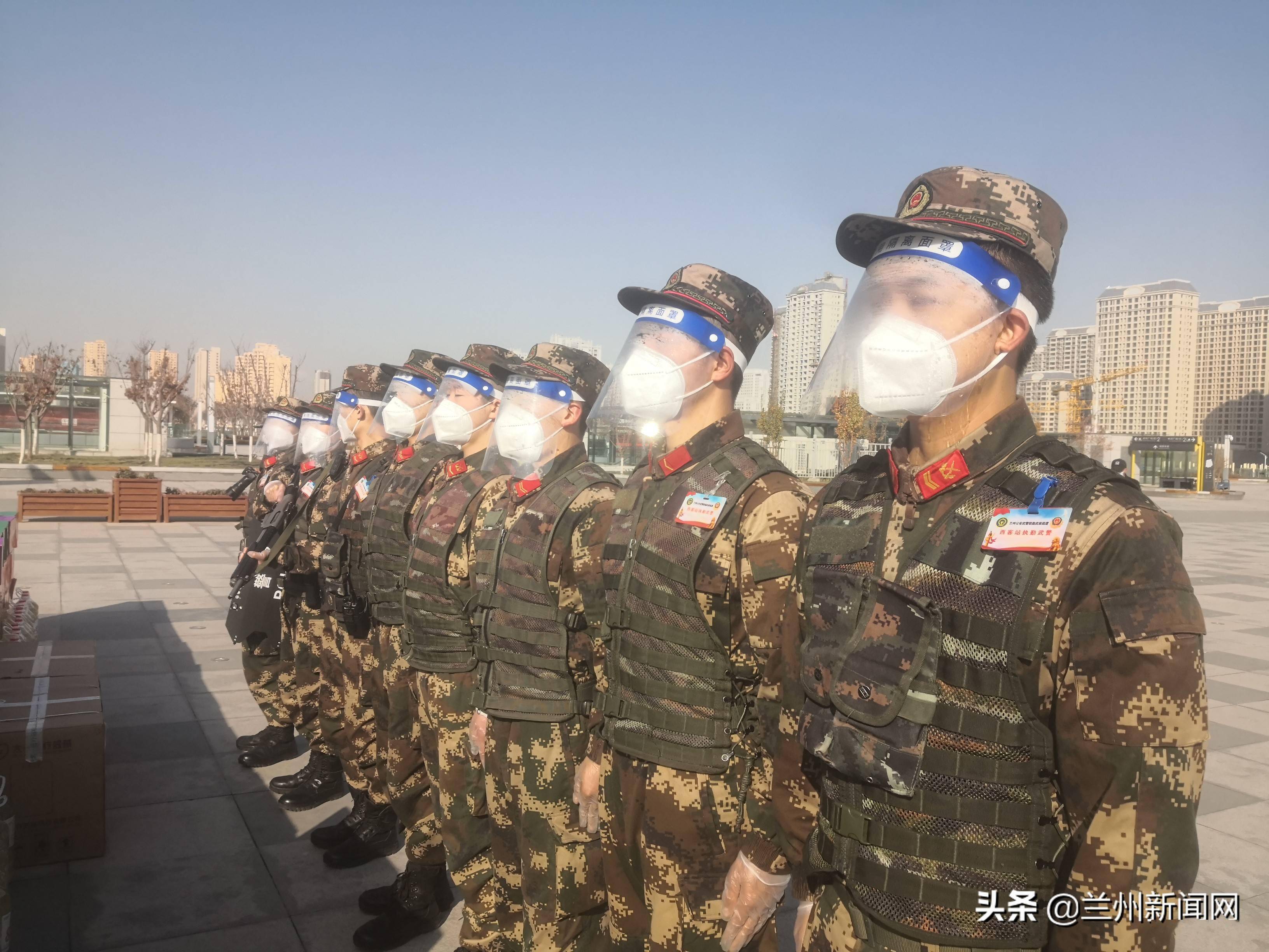 省退役军人事务厅慰问抗疫一线的武警官兵和公安干警