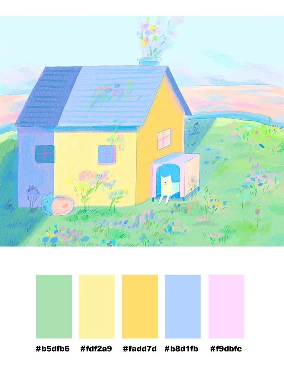 收藏10位独立插画师的高级色卡