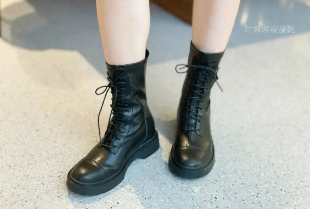 真皮 真皮马丁靴yyds！一穿腿长5cm，可盐可甜，秒变“人间腿精”！