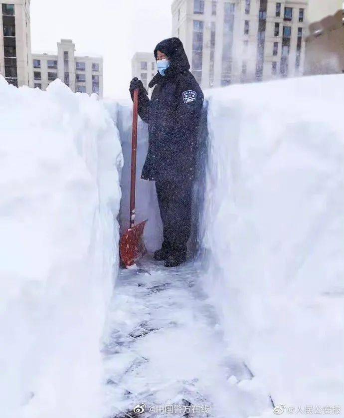 雪深1米，通辽紧急救援