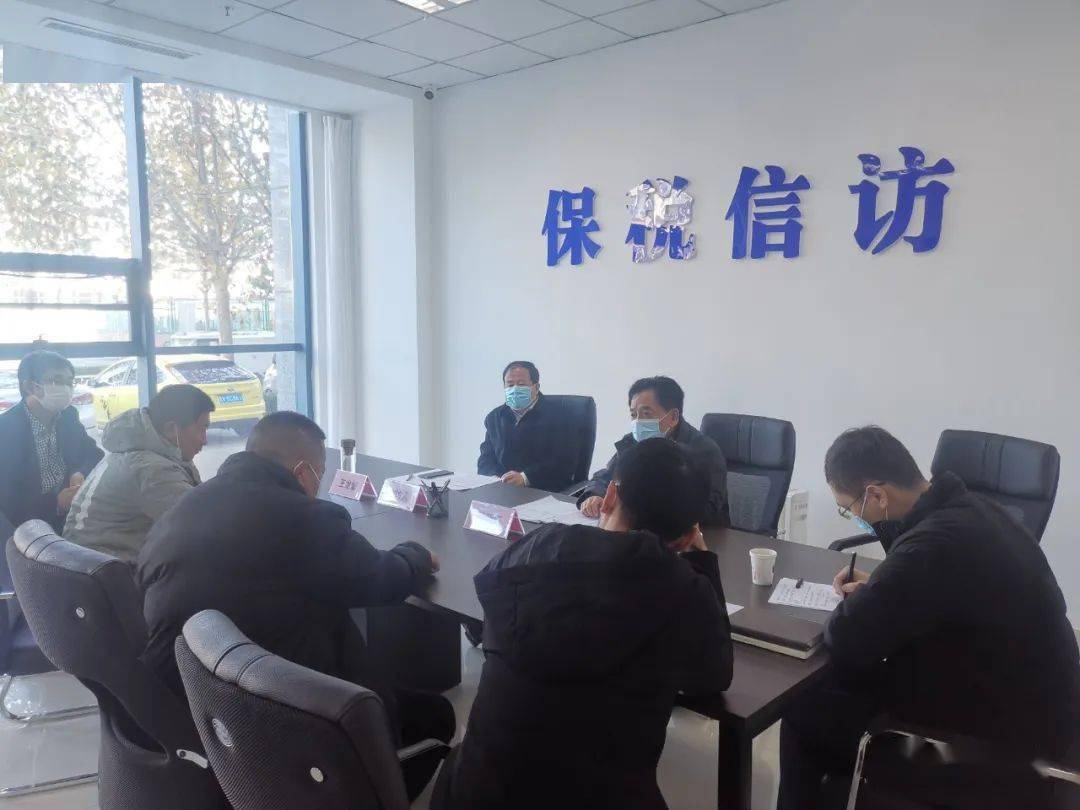 综合保税区党工委书记王龙堂公开接待群众来访