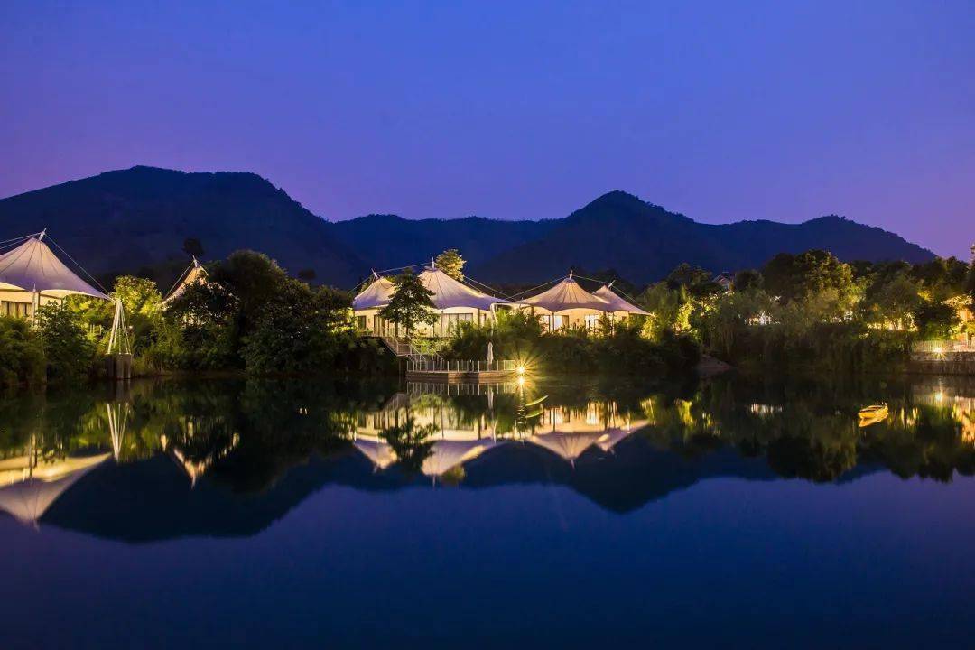 这家治愈系酒店承包安吉万亩山水的美!_帐篷