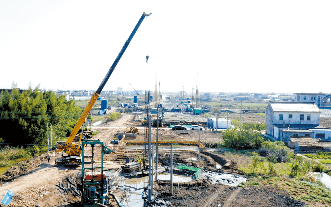 洋吕铁路吕四段最新现场!