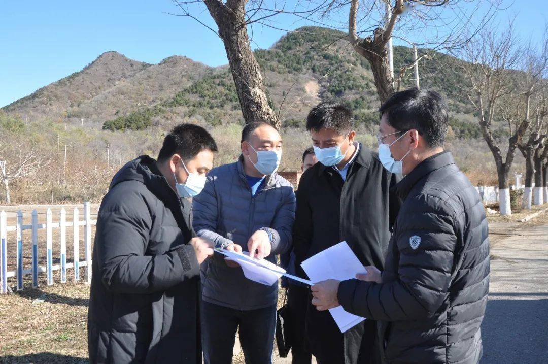 图文区委常委组织部长于吉顺到大华山镇调研