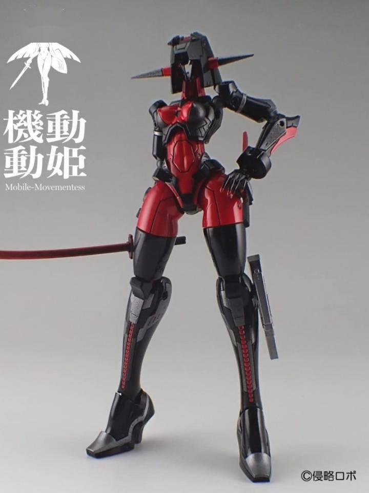 模玩|模玩资讯：侵略ROBO《机动动姫MoMo》黑/赤/铁&白/黒/金 模型发售