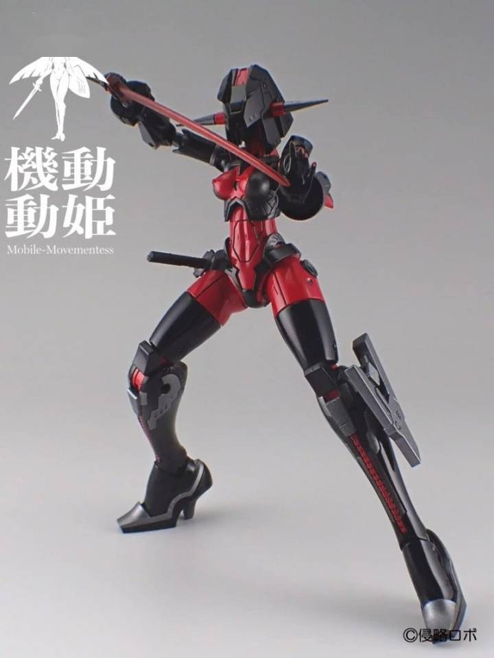 模玩|模玩资讯：侵略ROBO《机动动姫MoMo》黑/赤/铁&白/黒/金 模型发售
