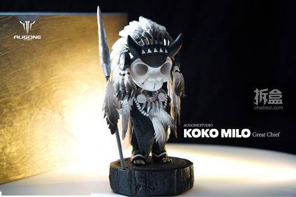 材质AUGONE STUDIO KOKO MILO 大酋长GREAT CHIEF潮玩摆件