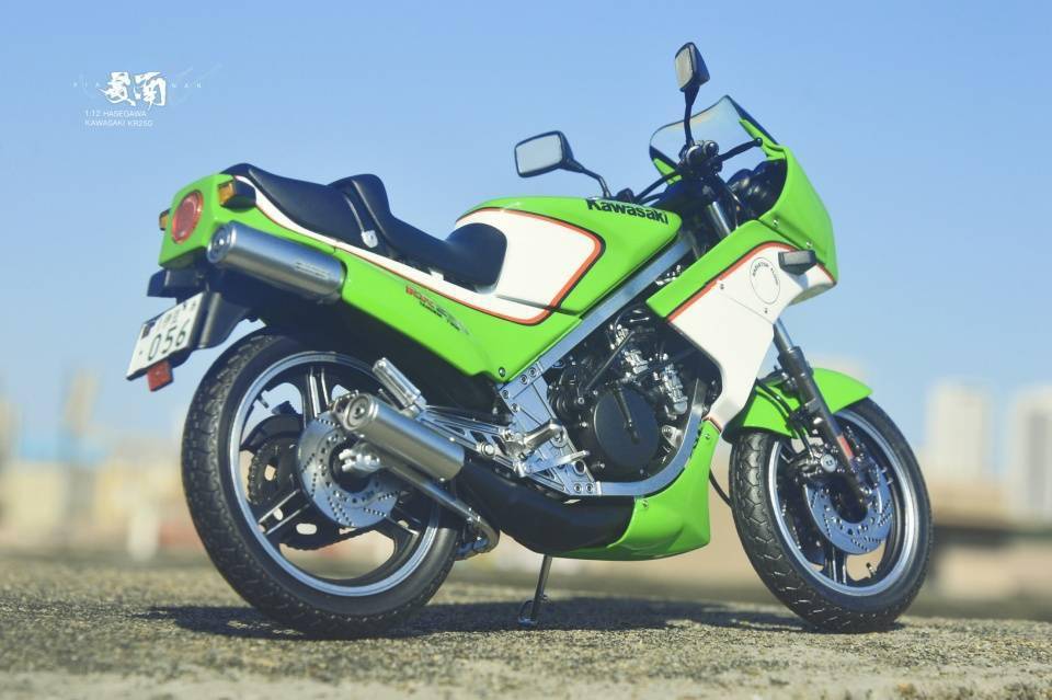文章|模玩秀：长谷川 1/12 川崎KR250 摩托