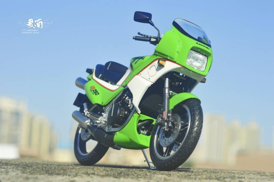 文章|模玩秀：长谷川 1/12 川崎KR250 摩托