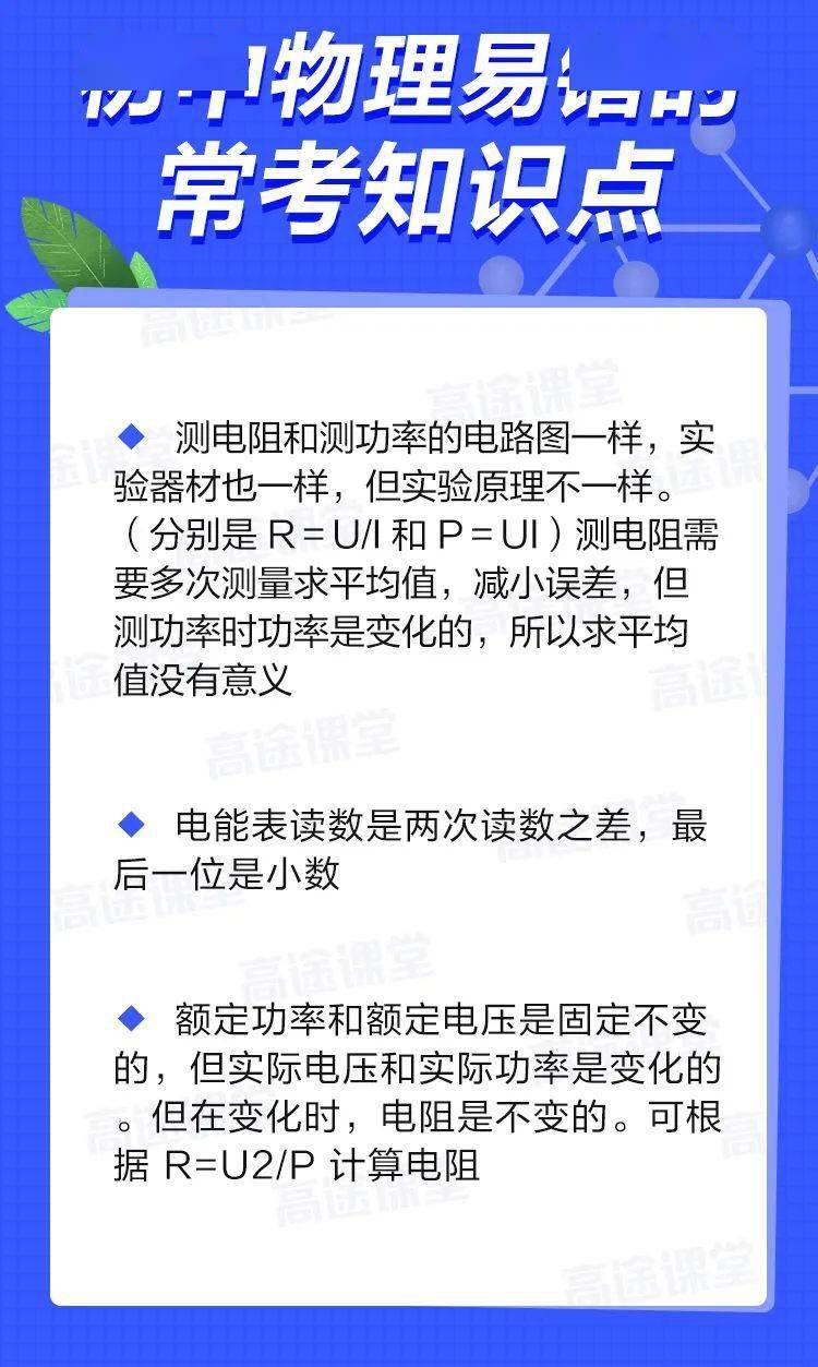 文首|初中物理常考57道易错题，给孩子打印吃透，可以用2年！