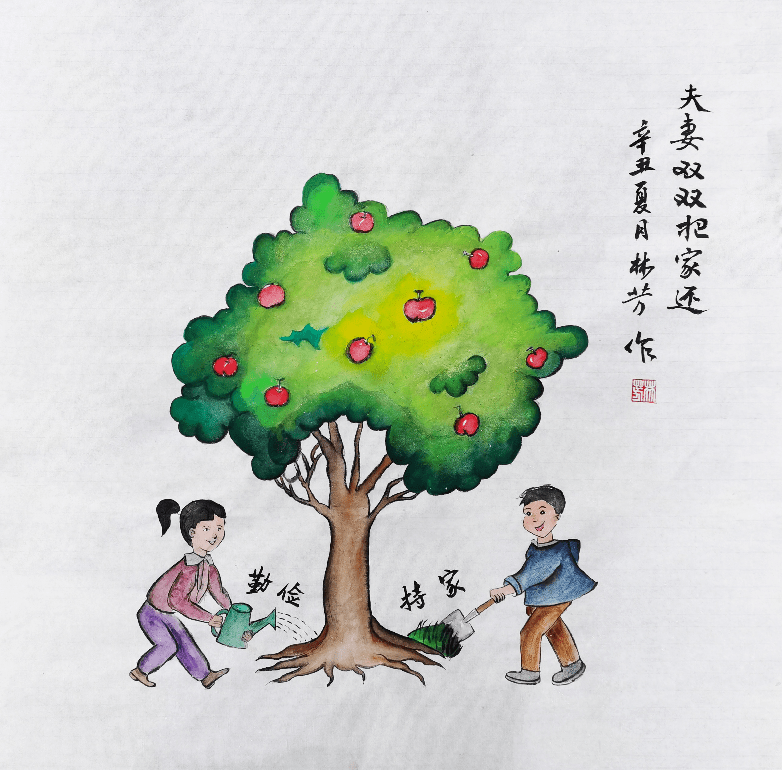 移风易俗图片 简笔画图片