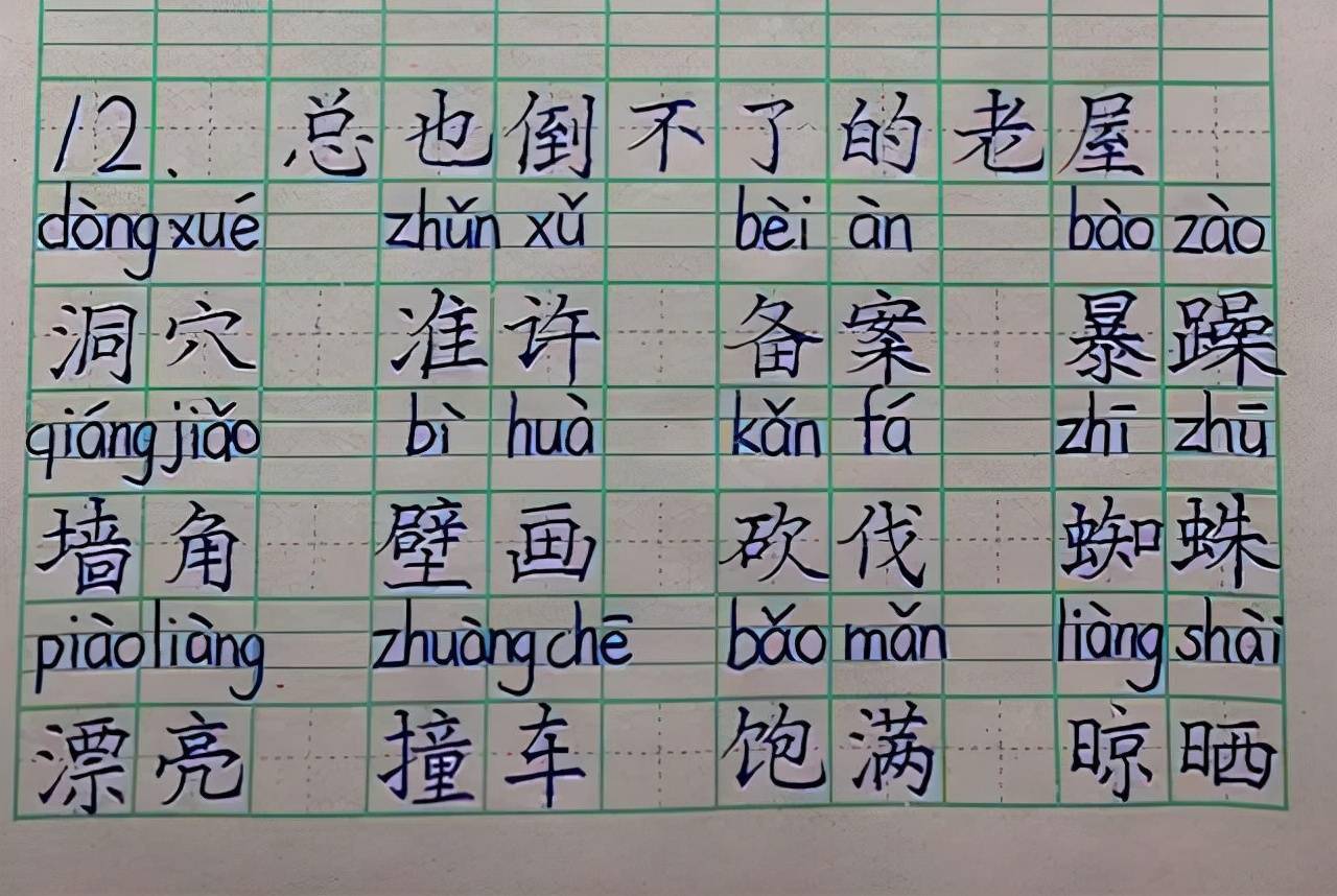 老师晒满分作业,字迹整齐如印刷体,现在的孩子真厉害