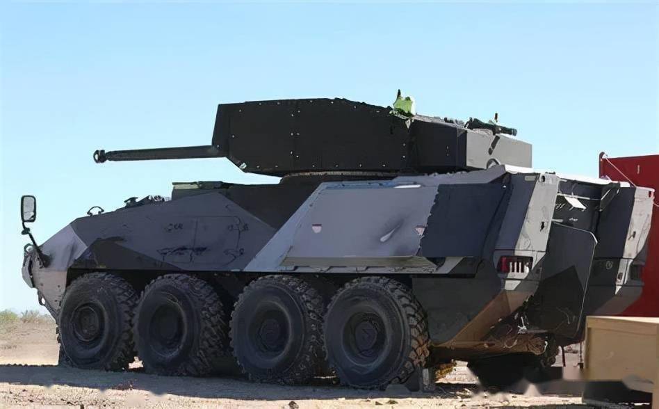 加粗主炮配无人炮塔美国陆军测试安装xm913机关炮lav700装甲车
