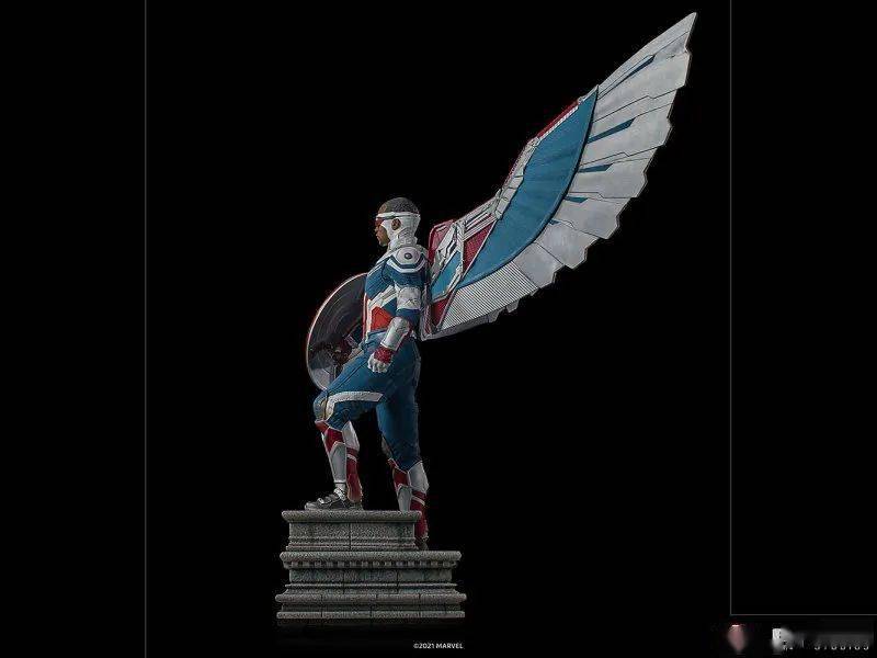 iron studios《猎鹰与冬日战士》美国队长山姆·威尔逊 1/4 比例全身