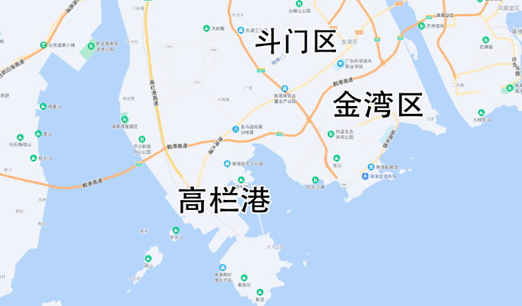 珠海西区交通西拓西部出现工业新城