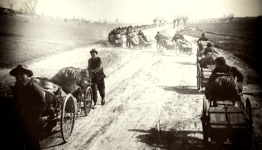 这支支前队伍再一次积极响应,并迅速行动起来,仅用3天时间就运粮11