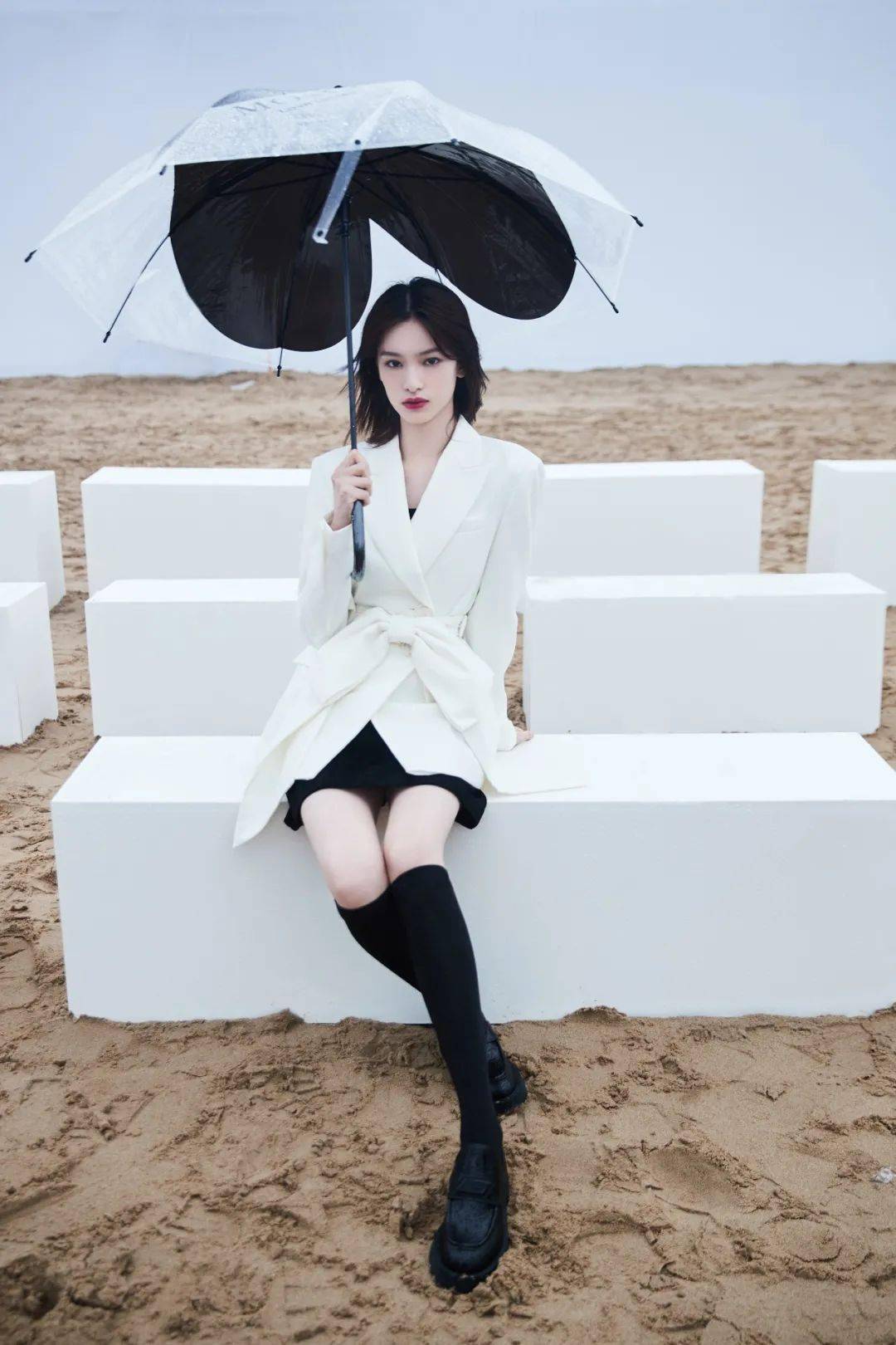 杨超越杨幂的高筒靴穿搭真的可以半永久