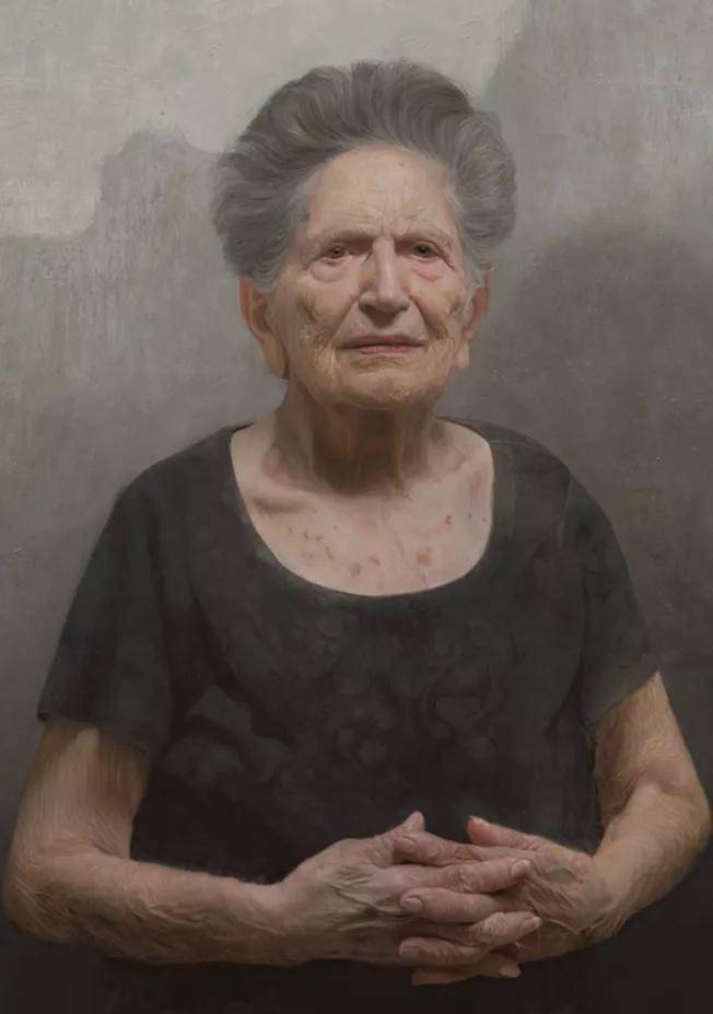 美国画家67大卫乔恩卡桑超写实油画人物作品