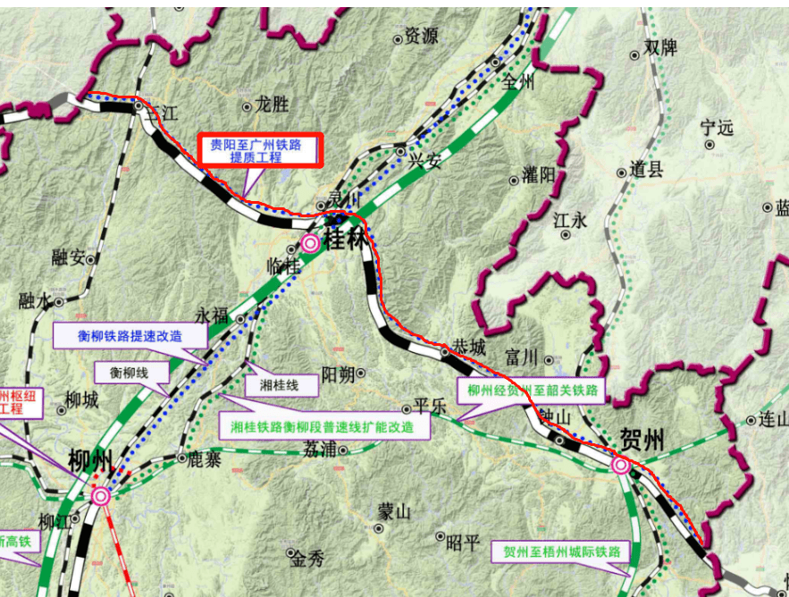 總投資約3000億廣西34條重點鐵路最新動態