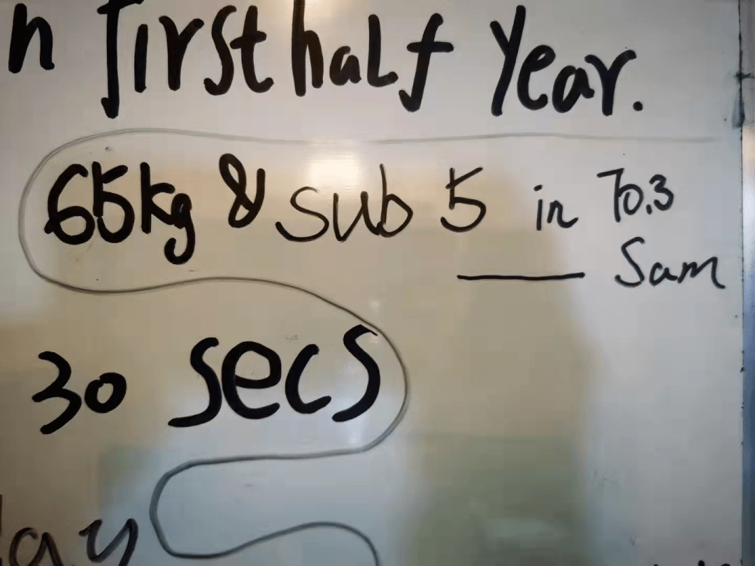 成功破5从赛前的专项饮食调整,练习骑跑换项,胶衣游泳适应性训练,检查