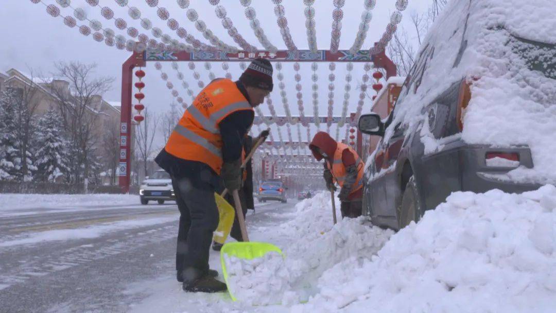 我区迎来强降雪天气