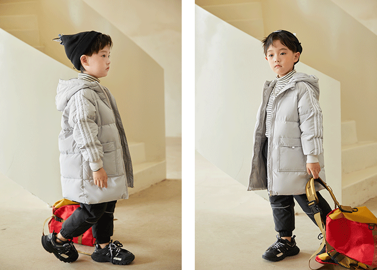 产品 99元给娃收中长款羽绒服，90%鸭绒，我先抢为敬！