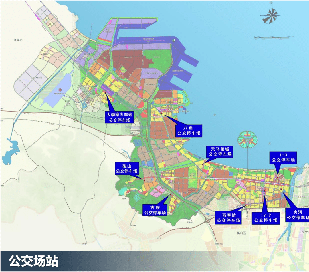 烟台开发区行政区划图图片