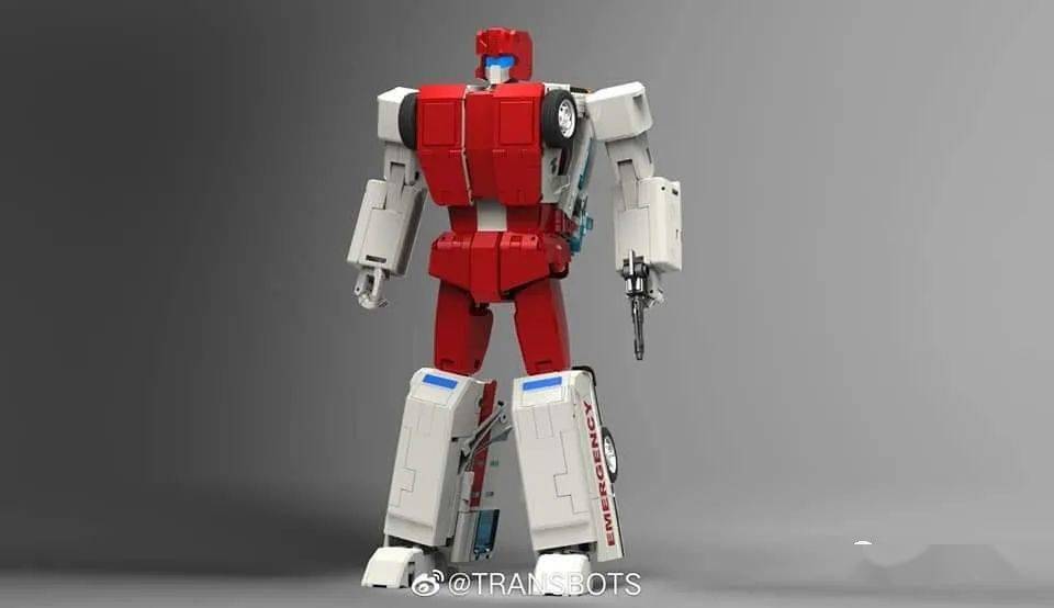 【tf】变形金刚非官方 x-transbots:mx-31 大国手/急救员 mp比例 灰模