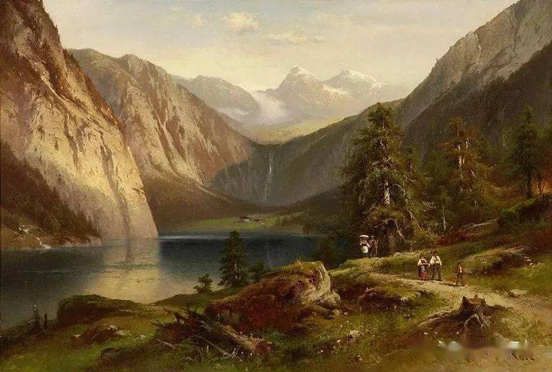 欣赏欧洲古典风景油画