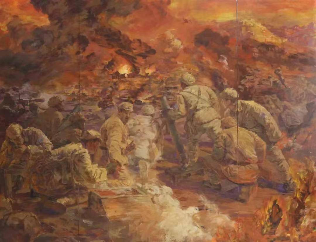 年作者:苏海江创作说明:黄土岭之战是八路军在抗日战争中的一场战斗