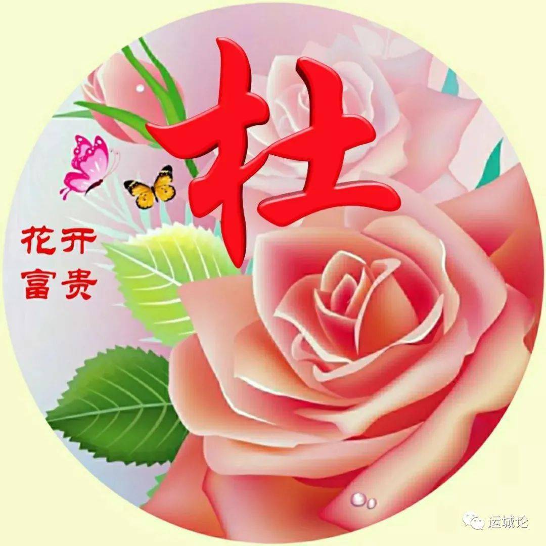 微信头像该换了60张不同姓氏专属于自己的别样美