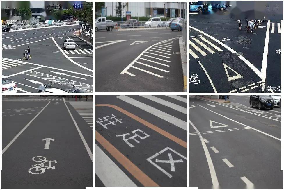 (二)合理设置交通标线,引导各行其道通过在路口内部非机动车道铺设