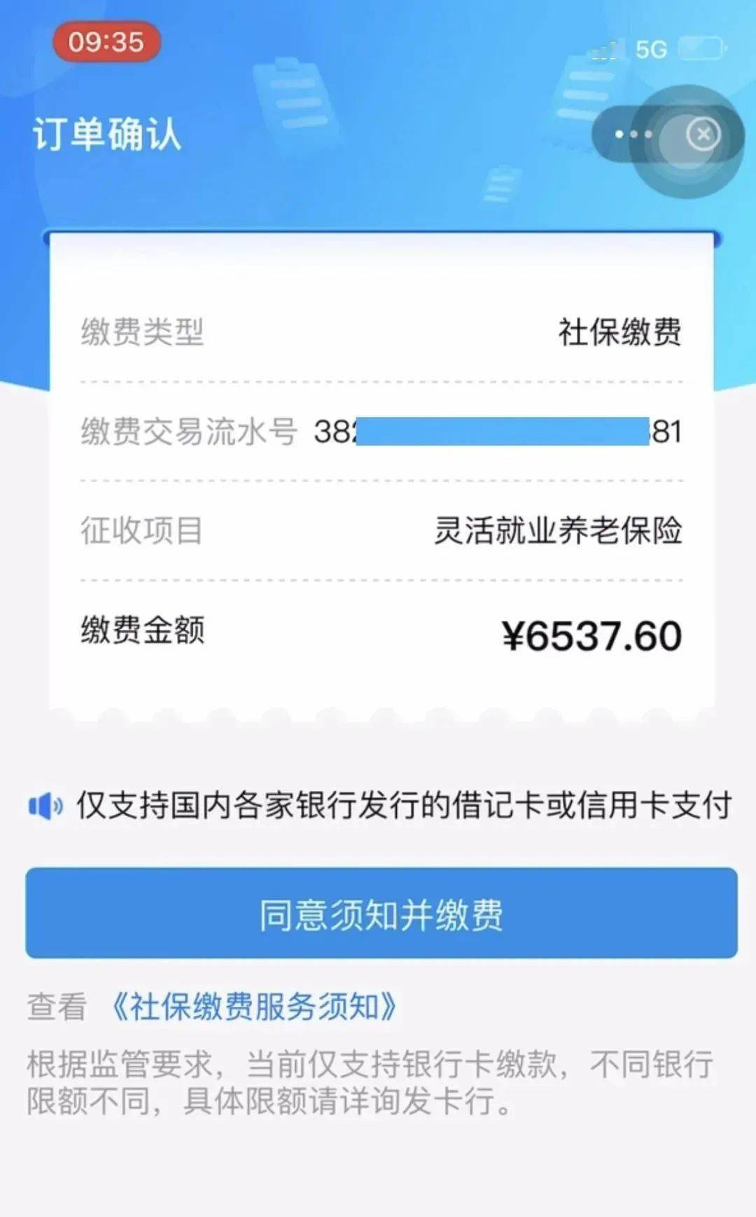 灵活就业人员养老保险缴费指南之支付宝社保缴费