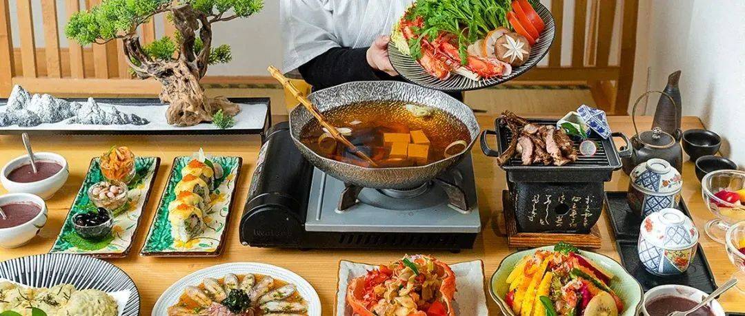 独栋别墅×高端日料!298元抢「板泉·割烹料理」2人餐、598元享帝王蟹豪华4人餐!帝王蟹海鲜锅+炒帝王蟹+茶碗蒸…极致美味~_日式