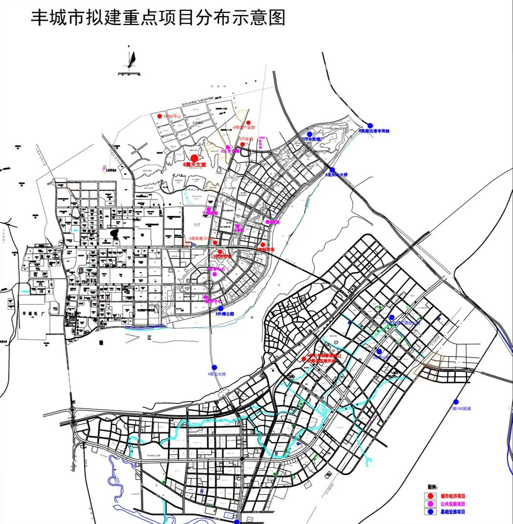 宜春一地拟建35个重点项目!_丰城市_中心城_建设