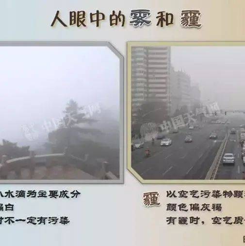 【科普】多视角看雾和霾的不同之处_成或_空气_成分